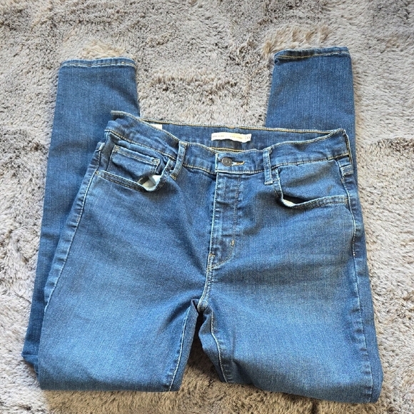 Skinny720 High Rise Premium Denim Med Wash Women's Jeans Size 30 - Picture 3 of 12